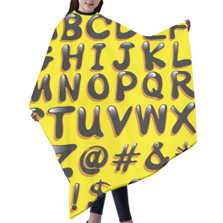 Personality  Big Letters Of The Alphabet Hair Cutting Cape