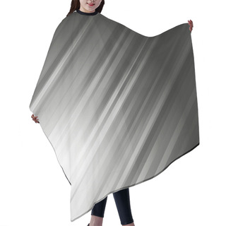 Personality  Grayscale Background From Diagonal Lines Hair Cutting Cape
