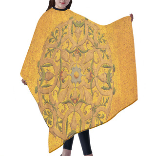 Personality  Golden Mosaic Hair Cutting Cape