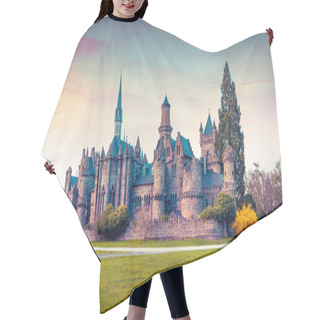 Personality  Sunset In The Wilhelmshohe Castle Hair Cutting Cape