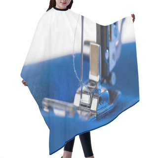 Personality  Working Sewing Machine  Hair Cutting Cape