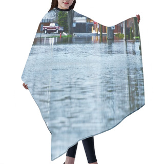 Personality  Deep Flood Water Hair Cutting Cape