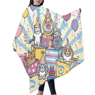 Personality  Party Cats Hair Cutting Cape
