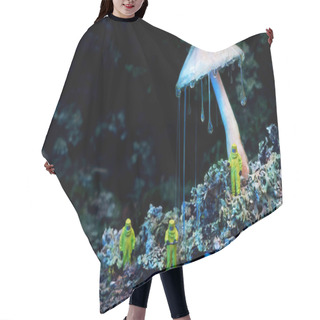 Personality  Environmental Pollution Concept Hair Cutting Cape