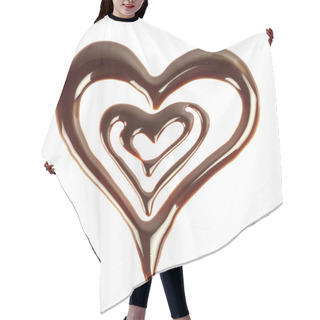 Personality  Chocolate Heart Hair Cutting Cape