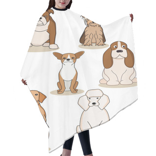 Personality  Cute Dog Collection Hair Cutting Cape