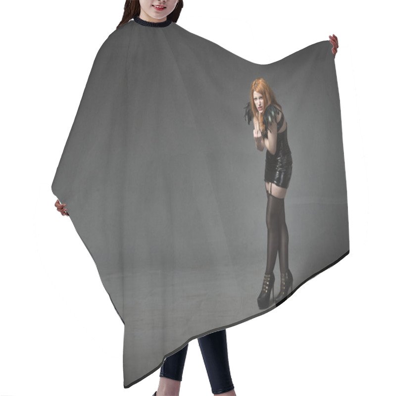 Personality  Gothic Woman Emotions Hair Cutting Cape
