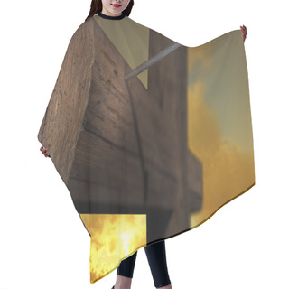 Personality  The Cross Of Golgatha Hair Cutting Cape