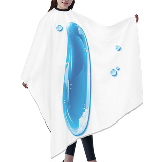 Personality  ABC Series - Water Liquid Letter - Capital I Hair Cutting Cape