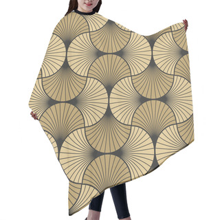 Personality  Art Deco Pattern Of Overlapping Arcs Hair Cutting Cape