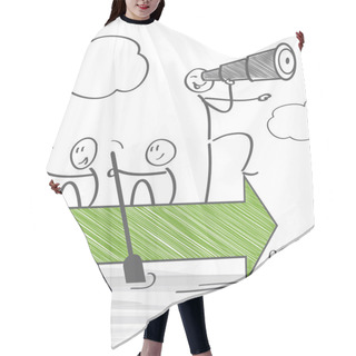 Personality  Teamwork And Leadership Hair Cutting Cape