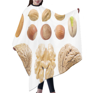 Personality  Nuts Set. Hair Cutting Cape