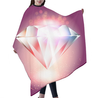 Personality  Vector Crystal,  Vector Illustration  Hair Cutting Cape