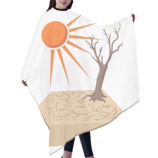 Personality  Lonely Dead Tree Hair Cutting Cape