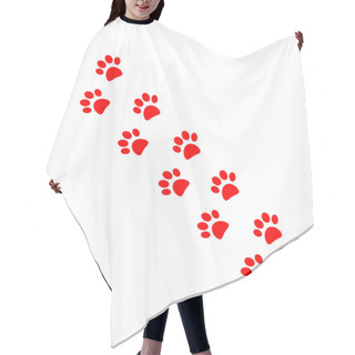 Personality  Paw Trail Hair Cutting Cape