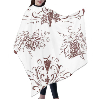 Personality  Decorative Vine Sketches Hair Cutting Cape