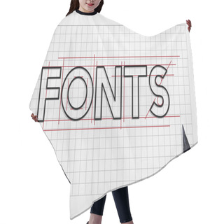 Personality  Background With Text Concept Hair Cutting Cape