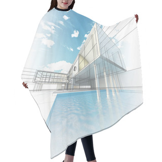 Personality  Modern Concept Building Hair Cutting Cape