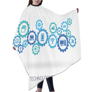 Personality  Technology Mechanism Concept Hair Cutting Cape