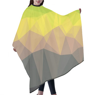 Personality  Abstract, Colorful Background With Geometrical Pattern Hair Cutting Cape