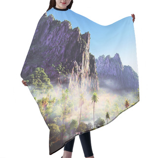 Personality  Tropical Paradise Hair Cutting Cape