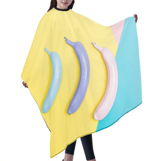 Personality  Painted Bananas On A Vibrant Background Hair Cutting Cape