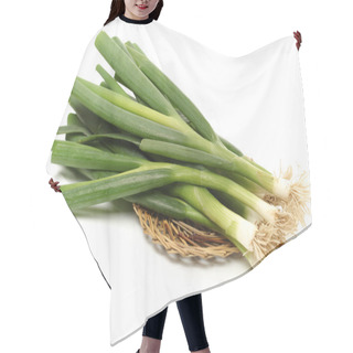 Personality  Green Onion Hair Cutting Cape
