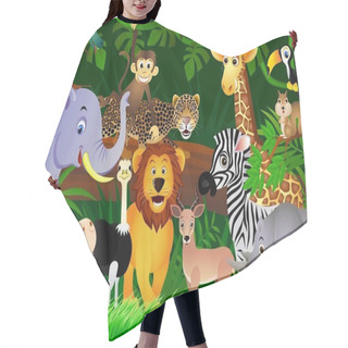 Personality  Animal In The Jungle Hair Cutting Cape
