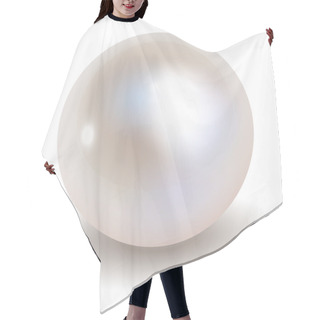Personality  Pearl Vector On A White Background. Hair Cutting Cape