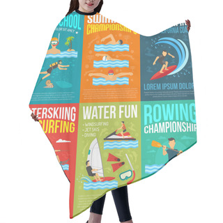 Personality  Water Sport Poster Collection Hair Cutting Cape