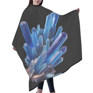 Personality  3d Abstract Crystal Hair Cutting Cape