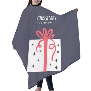Personality  Gift Box And Greeting Phrase Hair Cutting Cape