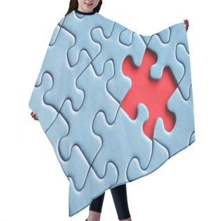 Personality  Last Piece Of The Puzzle Hair Cutting Cape