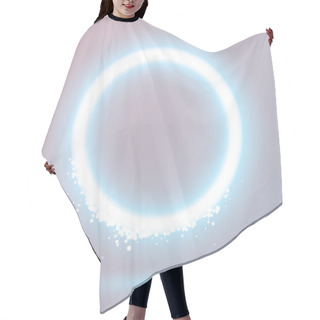 Personality  Glowing Circle Hair Cutting Cape