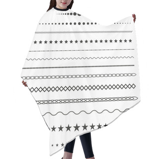 Personality  Vector Dividers Hair Cutting Cape