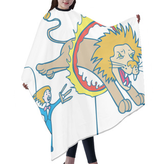 Personality  Lion Tamer Hair Cutting Cape
