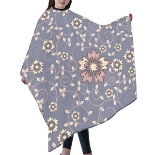 Personality  Vector Seamless Flower Background Hair Cutting Cape
