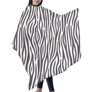 Personality  Seamless Background With Zebra Skin Pattern Hair Cutting Cape