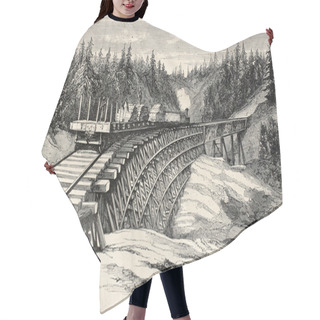 Personality  Trestle Viaduct Hair Cutting Cape