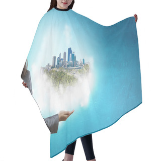 Personality  Modern Architectural Creation Hair Cutting Cape