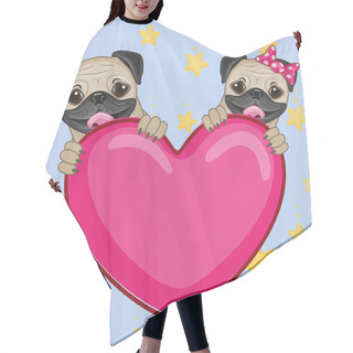 Personality  Lovers Pug Dogs Hair Cutting Cape