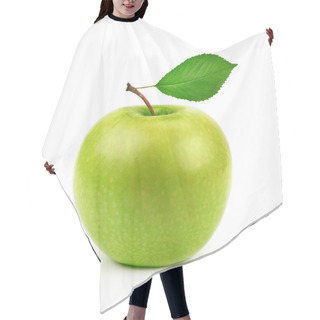 Personality  Green Apple With Leaf Hair Cutting Cape