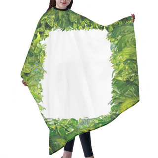 Personality  Jungle Border Hair Cutting Cape