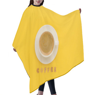 Personality  Cup Of Fresh Coffee  Hair Cutting Cape