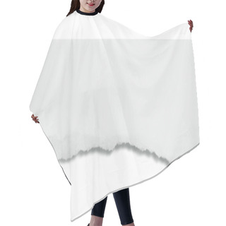 Personality  Torn Paper Banner Hair Cutting Cape