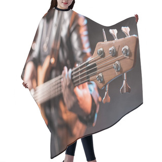 Personality  Electric Guitar Player Hair Cutting Cape