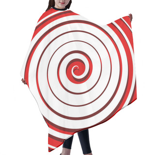 Personality  Abstract Spiral Pattern Hair Cutting Cape