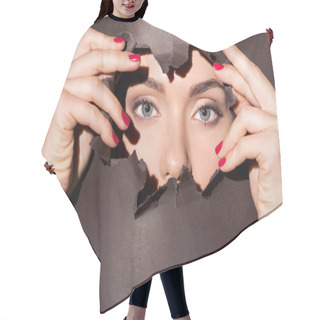 Personality  Eyes Hair Cutting Cape