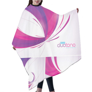 Personality  Duotone Abstract Background Hair Cutting Cape