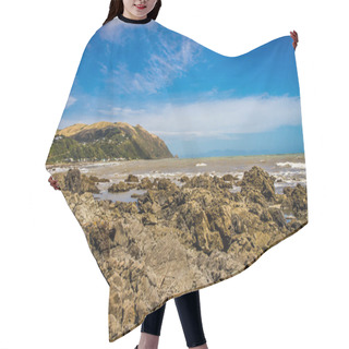 Personality  Rocky Beach Under Sky Hair Cutting Cape
